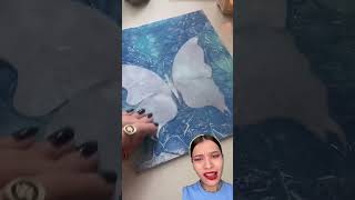 Woow 🦋 art painting diy [upl. by Ttemme]