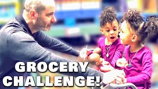 Twins Vs Parents Grocery Challenge [upl. by Pavior96]