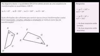 Quadriláteros semelhantes pela congruência de ângulos [upl. by Nyrem]