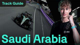 Threading the Needle 🧵  Saudi Arabia F1 Track Guide [upl. by Einamrej]