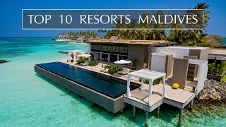 Top 10 best luxury resorts in the Maldives 4K UHD [upl. by Ynattir333]