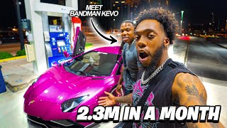 Meet BandManKevo  Millionaire Who Makes 23M a Month  998k Lamborghini Aventador SVJ Ultimae [upl. by Mosby]