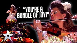 Violin Virtuoso Lettice Rowbotham doesnt miss a single note  Live Show  BGT Series 8 [upl. by Alyac]