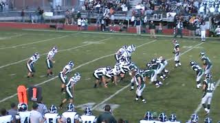 2009 Lewisburg Green Dragons  Hughesville Spartans Pt 1 PIAA High School Football [upl. by Ryhpez]