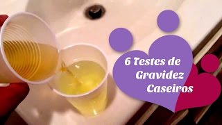 6 TESTES DE GRAVIDEZ CASEIROS [upl. by Imekawulo324]