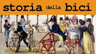 storia della bicicletta  invenzione della bici [upl. by Elyrehc]