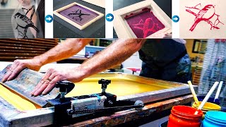 Screen Printing A to Z ।। Step by Step Process of Screen Printing [upl. by Ennirak]