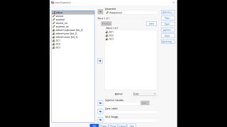 Regression in SPSS with an ordered categorical variable following sequential recoding May 2024 [upl. by Nyladnohr]