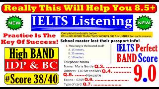 IELTS LISTENING PRACTICE TEST 2024 WITH ANSWERS  15102024 [upl. by Amis]