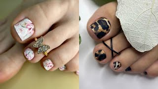 MIND BLOWING MOST ATTRACTIVE EASY TO MAKE FEET NAIL ART DESIGNS AND IDEAS [upl. by Adao]