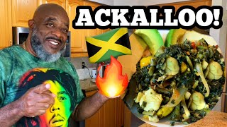 How to make Jamaican Ackee amp Callaloo Mix “Ackalloo”  Deddys Kitchen [upl. by Llertnom]