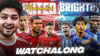 Manchester United vs Brighton Live Reaction amp Watchalong [upl. by Leidgam657]