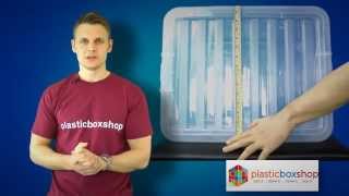 PlasticBoxShop guide to how we measure our plastic storage boxes [upl. by Katushka53]