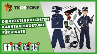 Die 4 besten PolizistenKarnevalskostüme für Kinder [upl. by Yraht]