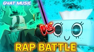 MEDKIT VS TISHA RAP BATTLE DANDYS WORLD AND PHIGHTING SONG PARODYJOKE [upl. by Leatrice]