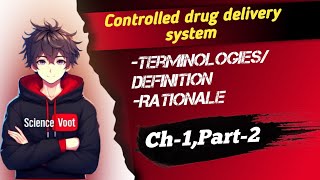 Controlled drug delivery system Terminologies and Rationale  Unit1 B pharma 7th semester [upl. by Xylia]