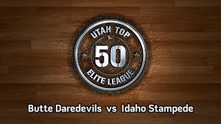 Rewind  Butte Daredevils vs Idaho Stampede Top 50 Boys Basketball 10824 [upl. by Bamby]