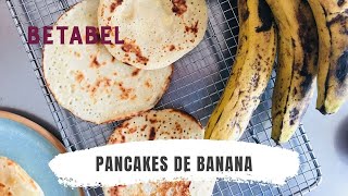 Pancakes de banana veganos y sin gluten [upl. by Nodanrb]