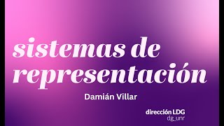 Sistemas de representación escala y percepción espacial Damián Villar para estudiantes de TDG ll [upl. by Akkahs]