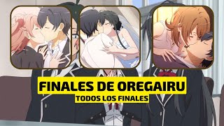 TODOS LOS DIFERENTES FINALES DE OREGAIRU [upl. by Nivrem219]