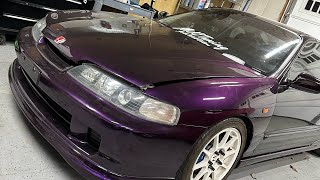 K Swap Integra Heat CycleBleeding Coolant [upl. by Jaala525]