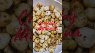 Crunchy Makhana weight loss recipe  healthy snack [upl. by Severn]