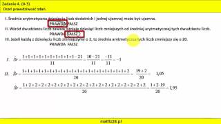 Cechy średniej arytmetycznej  MatFiz24PL [upl. by Zima]