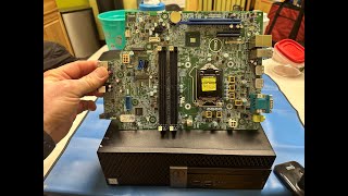 Dell Optiplex 7060 SFF Motherboard Replacement [upl. by Nirtak]