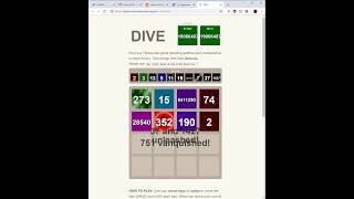 DIVE weighted spawn mod high score  64 million [upl. by Eiralam728]