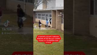 Students escape through window after lock down [upl. by Legnaesoj]