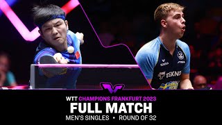 FULL MATCH  Truls MOREGARD vs FAN Zhendong  MS R32  WTTFrankfurt 2023 [upl. by Lleval]