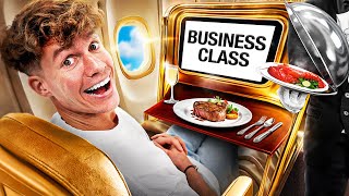 Ich fliege zum 1 Mal BUSINESS CLASS nach NEW YORK [upl. by Ulrick]