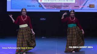 Melina Rai  Akashaima Chari Udyo Dance Performance by Deya amp Simran [upl. by Ecenaj]