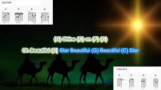 Beautiful Star of Bethlehem by The Judds play along with scrolling guitar chords and lyrics [upl. by Whitney]