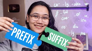 Prefixes and Suffixes Affixes  English Grammar [upl. by Itsrejk]