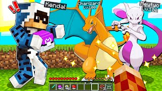 KENDAL PORTA SQUADRA POKEMON AL LIVELLO 100 NELLA PIXELMON SU MINECRAFT [upl. by Mellman168]