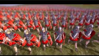 ROMETOTAL WAR 3000Romans vs 3000Gauls6000 battle [upl. by Aicirtac]