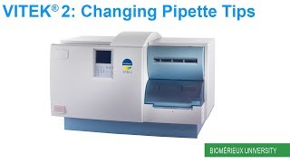 VITEK 2 Changing Pipette Tips [upl. by Ardnasella]