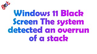 In this application the system detected an overrun of a stackbased buffer [upl. by Engvall]