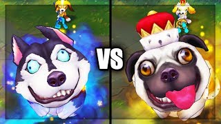 Fuzz Fizz vs Prestige Fuzz Fizz Skins Comparison League of Legends [upl. by Ecnesse26]