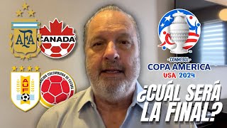 SEMIFINALES COPA AMERICA 2024  Argentina vs Canadá y Uruguay vs Colombia [upl. by Kcerred961]