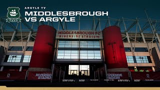 Middlesbrough vs Argyle  Pre Match Show [upl. by Eileen641]