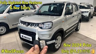 Yahi To Hai 2024 Wali New SUV S Presso VXi OBD62 Model मात्र ₹521LakhमेंNew SefatyNew Features🔥 [upl. by Neenej]