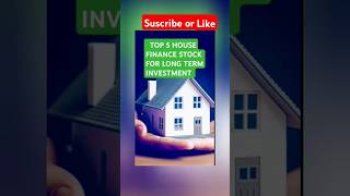 Best Housing Finance Stocks to Invest in for the Future stockmarket treanding youtubeshorts [upl. by Lenee]