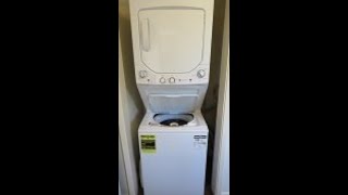 GE Spacemaker GUD 24 inch Washer amp Dryer  Full Overview  Washing  Operating Tips [upl. by Cloe]