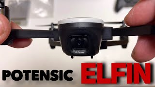 Potensic Elfin Foldable Drone with 2K Camera Setup and Review [upl. by Ahtar480]