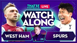 WEST HAM vs TOTTENHAM LIVE with Mark Goldbridge [upl. by Darbee217]