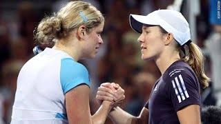 【50fps】Kim Clijsters v Justine Henin  Brisbane 2010 Final Highlights [upl. by Silrac330]