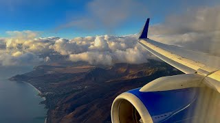 4K – Smooth Honolulu Landing – United Airlines – Boeing 757300 – HNL – N75861 – SCS 1169 [upl. by Zinnes271]