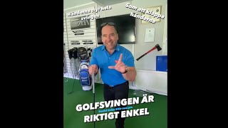 Golfsvingen är enkel händerna styr Du får en perfekt golfsving Daniel Ström 24år som pro lär dig [upl. by Gnuhc]